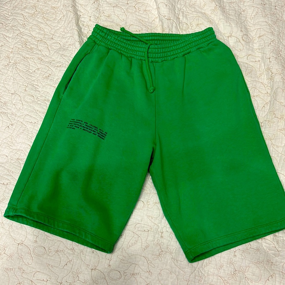 PANGAIA long shorts, green, size S